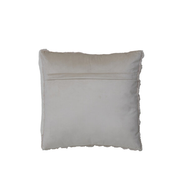 Light en Living Kussen 45x45 cm VIENNE velvet beige