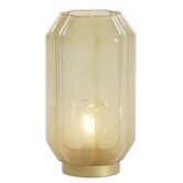 Tafellamp LED Ø15x27 cm YVIAS glas melk licht geel+goud