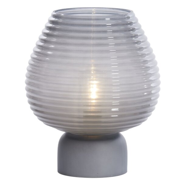 Light en Living Tafellamp LED Ø22x27 cm ALENNA glas grijs