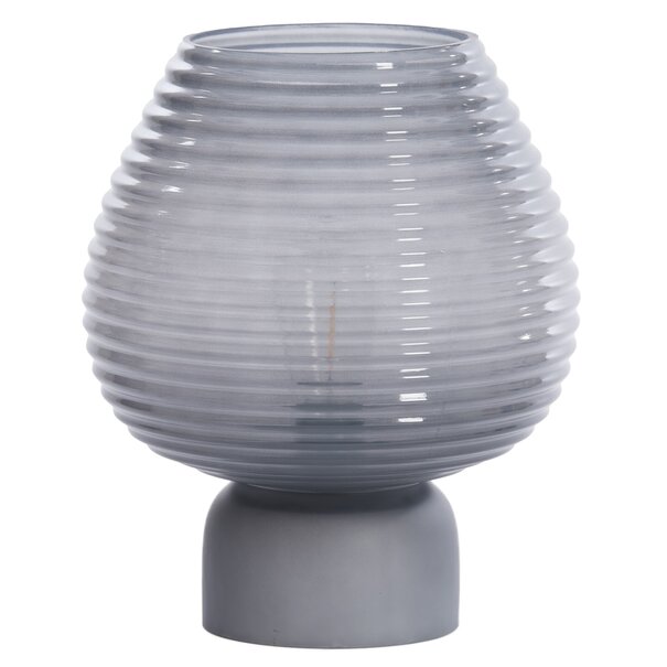 Light en Living Tafellamp LED Ø22x27 cm ALENNA glas grijs