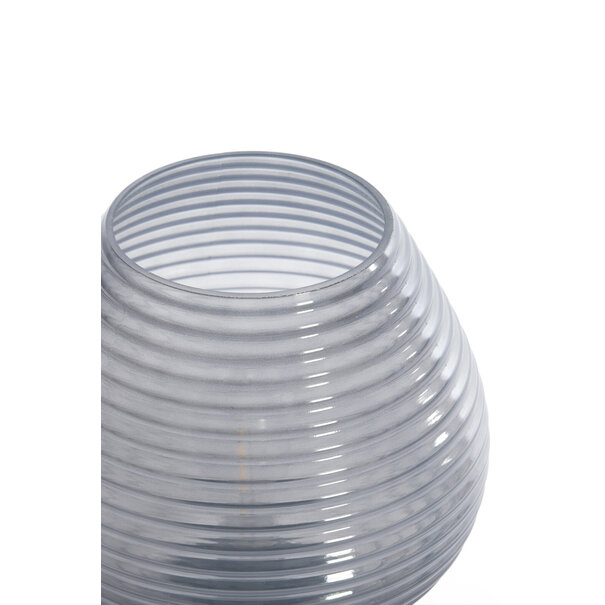 Light en Living Tafellamp LED Ø22x27 cm ALENNA glas grijs