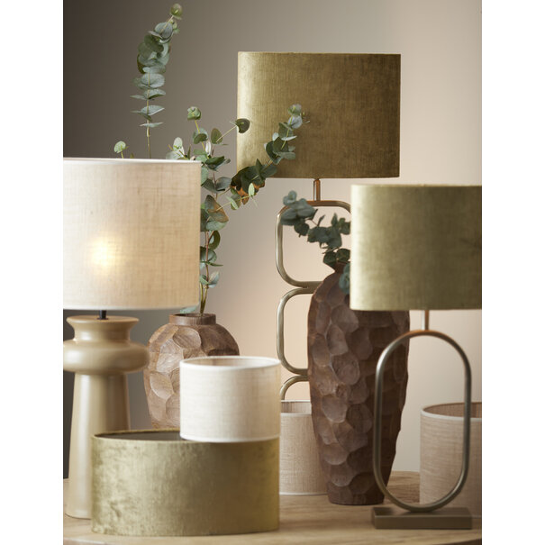 Light en Living Lampenkap cilinder 25-25-18 cm SENDAI zand