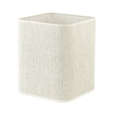 Lampenkap vierkant rond hoog 25-25-30 cm BRESKA parel wit