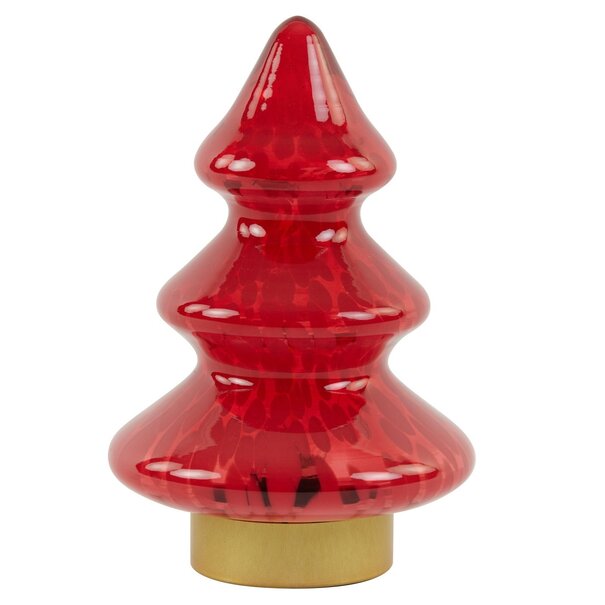Light en Living Tafellamp LED Ø14x20 cm TREE glas rood