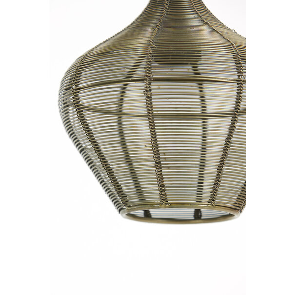 Light en Living Tafellamp 27x20x61 cm ALVARO antiek  brons+mat zwart