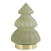 Tafellamp LED Ø12x18 cm TREE glas mat  crème