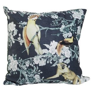 Kussen DAINTREE 45x45 cm - Zwart/Groen