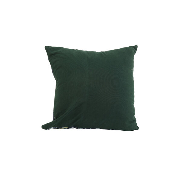 Light en Living Kussen 45x45 cm DAINTREE print zwart-groen