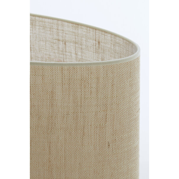 Light en Living Kap ovaal recht smal 58-24-32 cm SENDAI zand