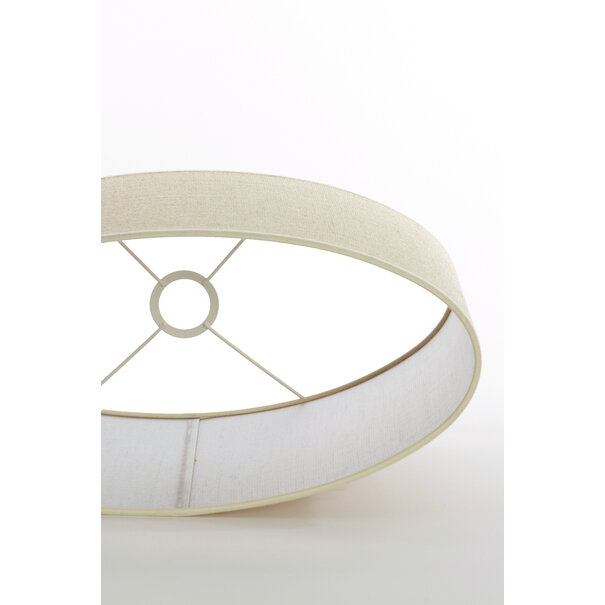 Light en Living Kap ovaal recht smal 58-24-32 cm SENDAI zand