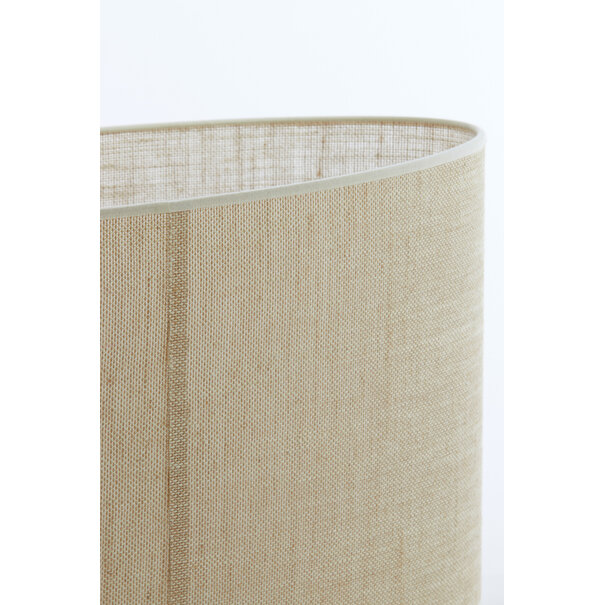 Light en Living Kap ovaal recht smal 58-24-32 cm SENDAI zand