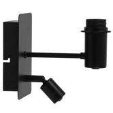 Wandlamp 20x11x18 cm MONTANA mat zwart