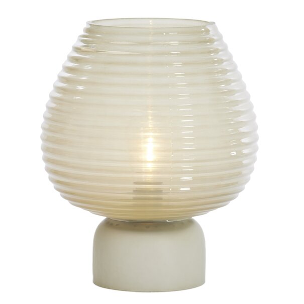 Light en Living Tafellamp LED Ø22x27 cm ALENNA glas groen grijs