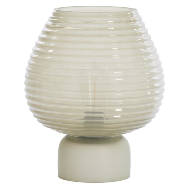 Light en Living Tafellamp LED Ø22x27 cm ALENNA glas groen grijs