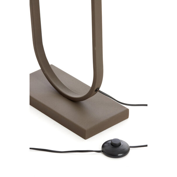 Light en Living Vloerlamp 30x15x142 cm JAMIRI bruin