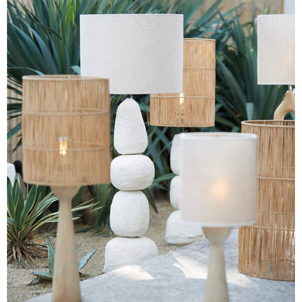 Light en Living Lampvoet Ø9x40 cm FESTINA hout mat naturel
