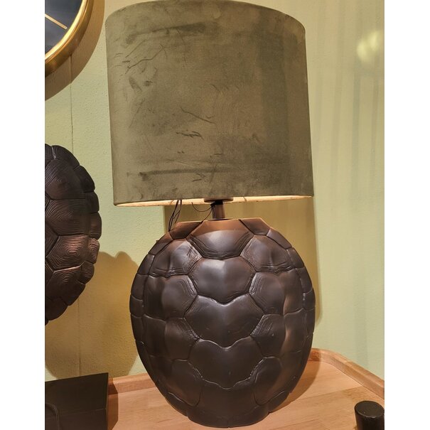 Light en Living Lampvoet TURTLE  mat zwart 54,5 cm hoog