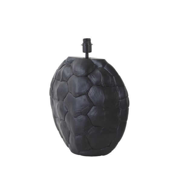 Light en Living Lampvoet TURTLE  mat zwart 54,5 cm hoog