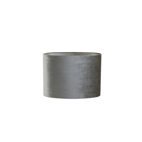 Light en Living Lampenkap ovaal recht smal ZINC taupe - diverse afmetingen