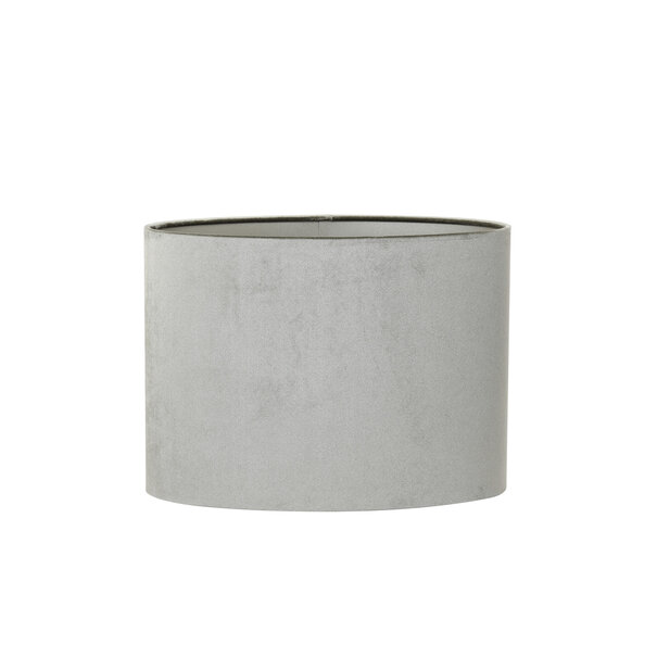 Light en Living Lampenkap ovaal recht smal ZINC taupe - diverse afmetingen