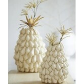 Vaas deco GARLIC crème - 42x39x47 cm