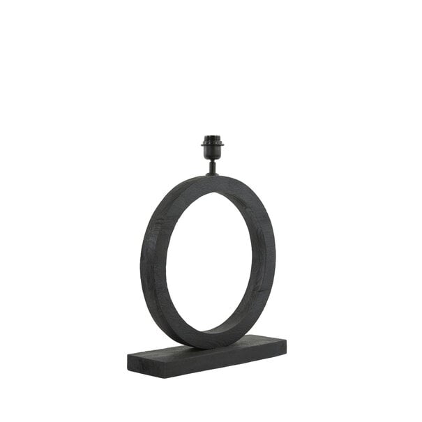 Light en Living Lampvoet 41x13x55 cm TINAR hout mat  zwart