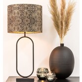 Light & Living Lampvoet JAMIRI - 21x10x45 cm - Mat Zwart