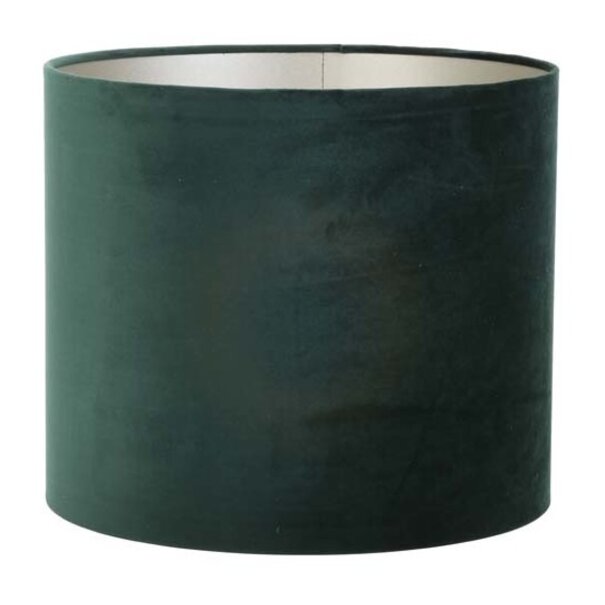 Light en Living Kap cilinder VELOURS dutch green - Diverse maten