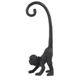 Wandornament Aap zwart