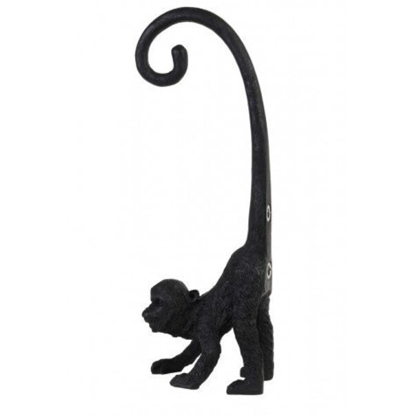 Light en Living Wandornament Aap zwart