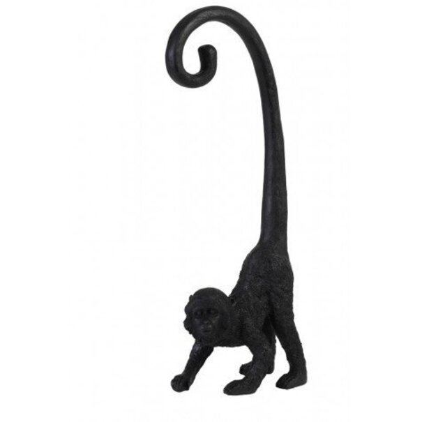 Light en Living Wandornament Aap zwart