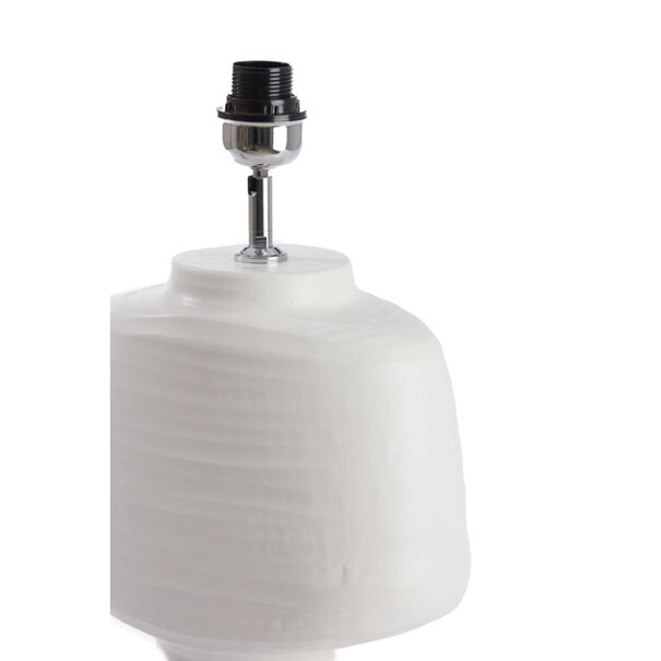Light en Living Lampvoet 22,5x14,5x39 cm GANDORO keramiek mat crème