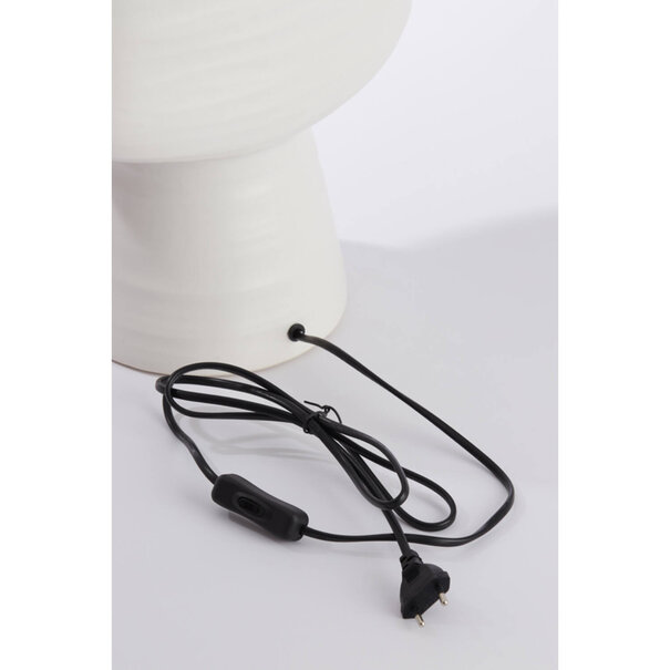 Light en Living Lampvoet 22,5x14,5x39 cm GANDORO keramiek mat crème