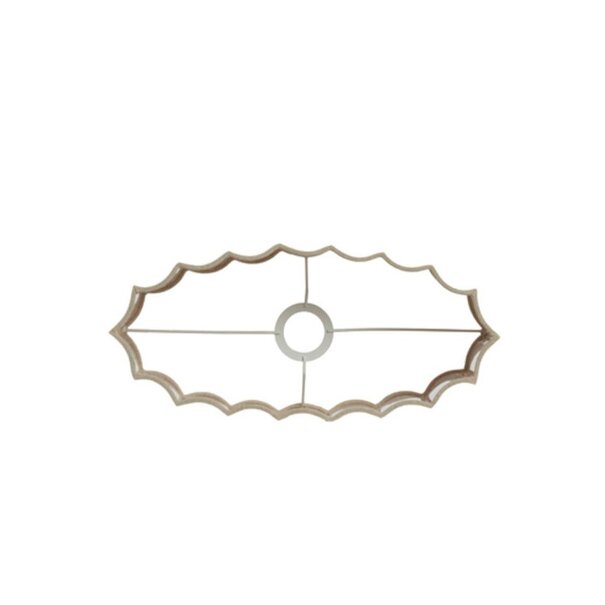 Light en Living Kap ovaal recht smal 38-17,5-19 cm DISLI naturel