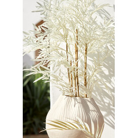 Ornament in pot 70x60x120 cm BAMBOO naturel+crème