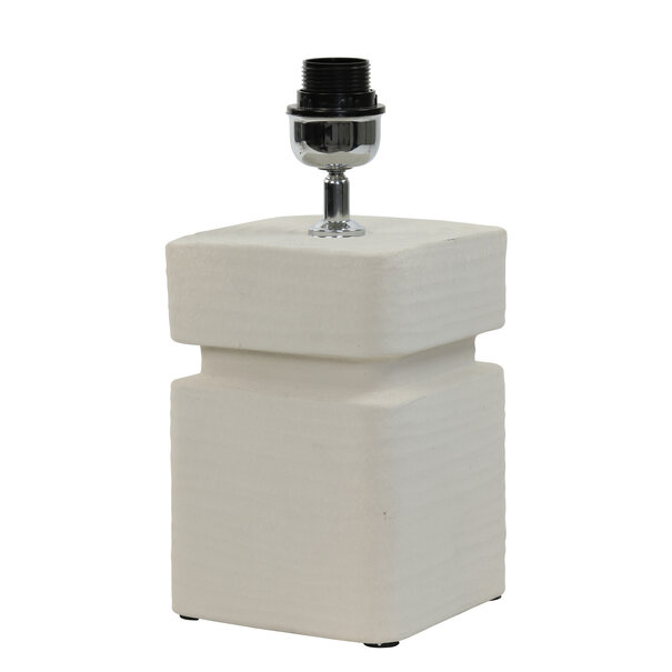 Light en Living Lampvoet 16x16x32 cm AMTA keramiek crème
