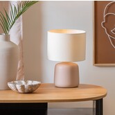 Tafellamp Alma Straight zand bruin