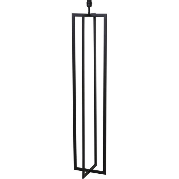 Light en Living Vloerlamp MACE Mat Zwart 30x30x140 cm van Light & Living