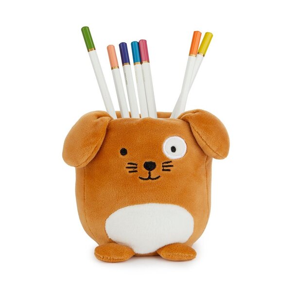 Balvi Pennenbakje Fluffy Woof velvet Bruin