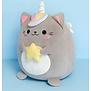 Katten kussen Fluffy Kawaii Starry grijs