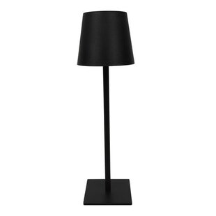 Tafellamp met kap LED Touch zwart