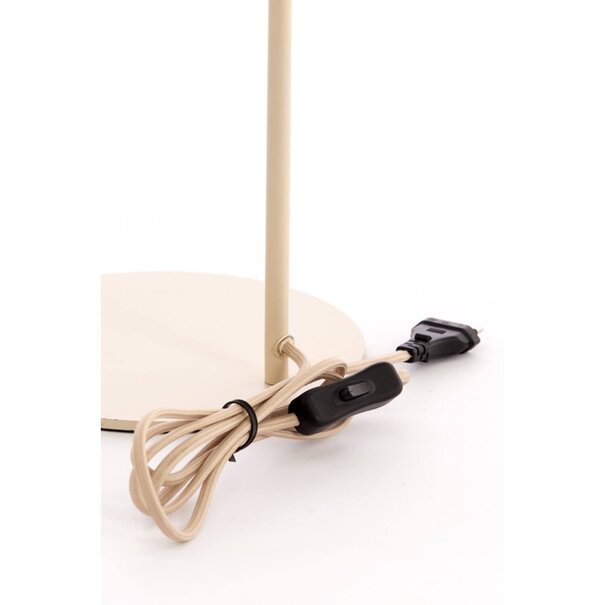 Light en Living Tafellamp 31,5x20x61 cm BISHO glas bruin+zand