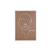 Schilderij Art Line Drawing groot