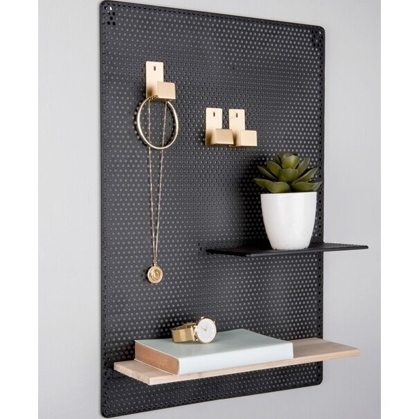 Present Time Memobord Perky Mesh zwart