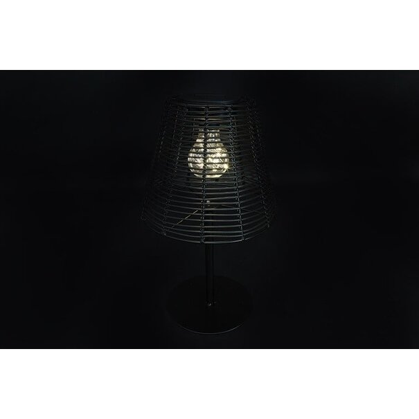 Countryfield Tafellamp solar LED Hira zwart