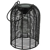 Hanglamp solar LED Dara L zwart