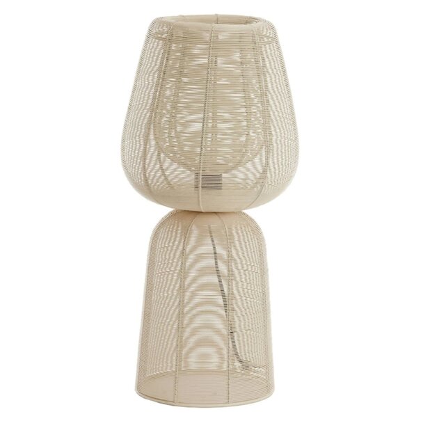 Light en Living Tafellamp Ø24x54 cm ABOSO crème
