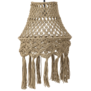 Hanglamp Milley Green cotton macrame