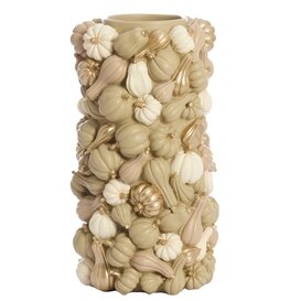 Vaas deco Ø27,5x49 cm PUMPKIN Zand