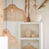 Kap Ø60x34 cm TONODA jute naturel (excl pendel)